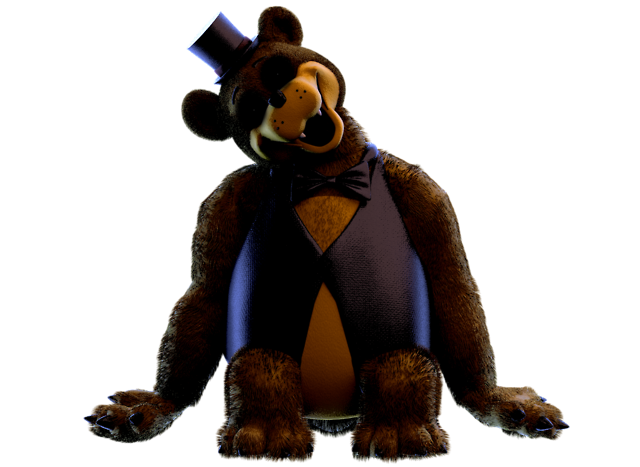 realistic freddy fazbear plush