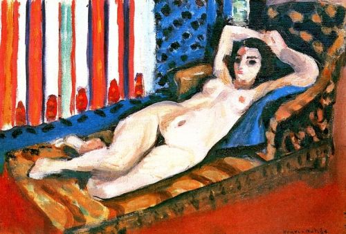 Nude on a Red Couch, 1921, Henri Matisse