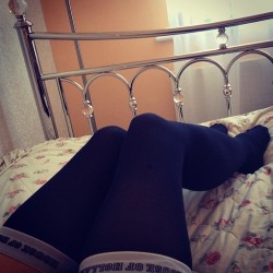 Super long socks! #houseofholland #prettypolly #tights #socks #stockings #fashion #instadaily #legs #blackandwhite