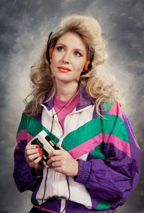 80s walkman girl