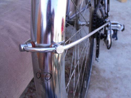somafab:  1989 Miyata 1000LT with Tanaka fender close-up by sthslvrcnfsn on Flickr.
