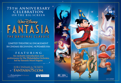 The wait is over! Fantasia celebrates 75 years of magic with its return to theatres fully restored o