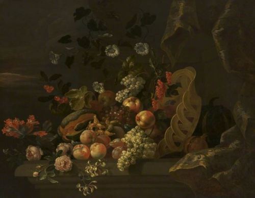 shatovthings:Still Life with a Basket of Fruit and Flowers Attrib. to Tobias Stranover, n.d. © Natio