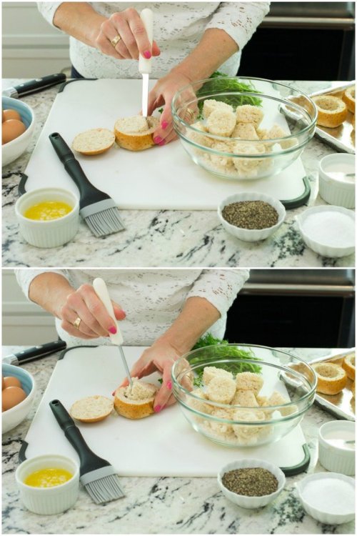 Porn photo foodffs:  Baked Eggs In Bread BasketsFollow