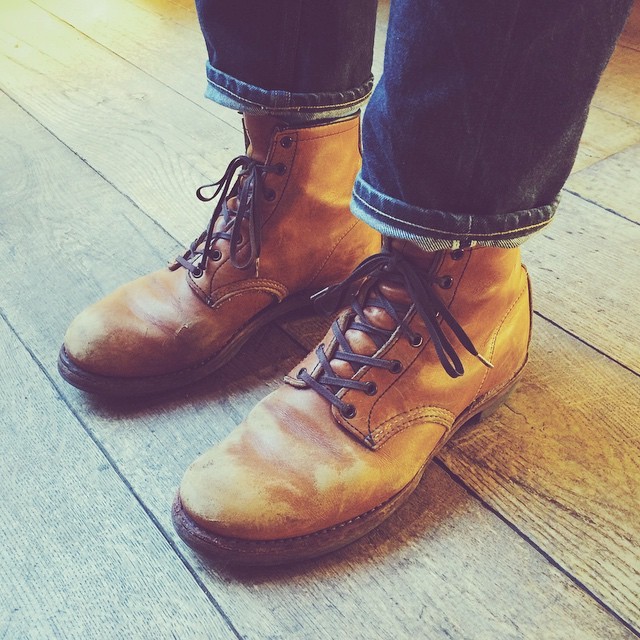 Red Wing Shoes Amsterdam — Happy Saturday! This pair of Red Wing 