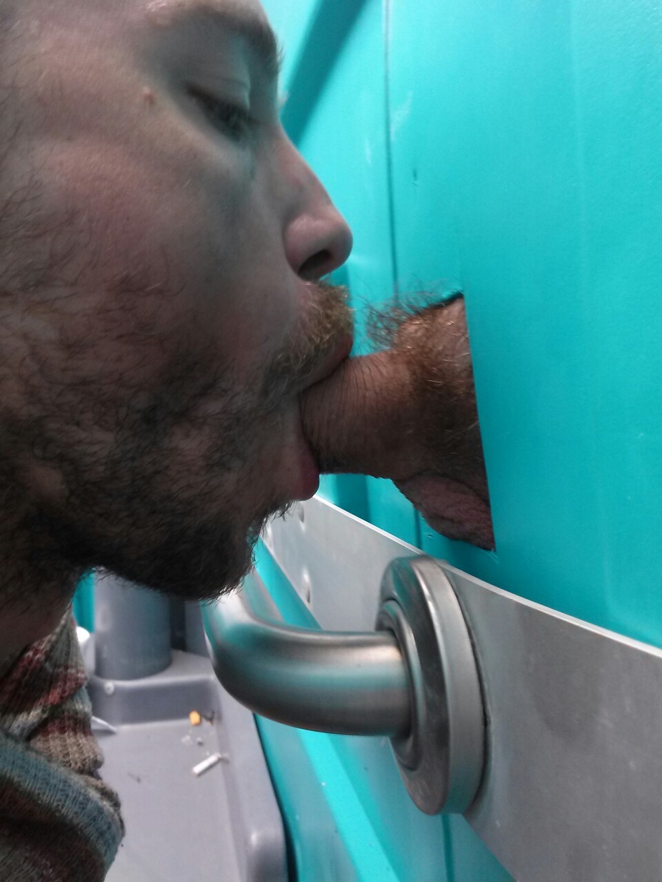 tattootodd80:  There was a gloryhole cut into the port-a-potty in a national park.