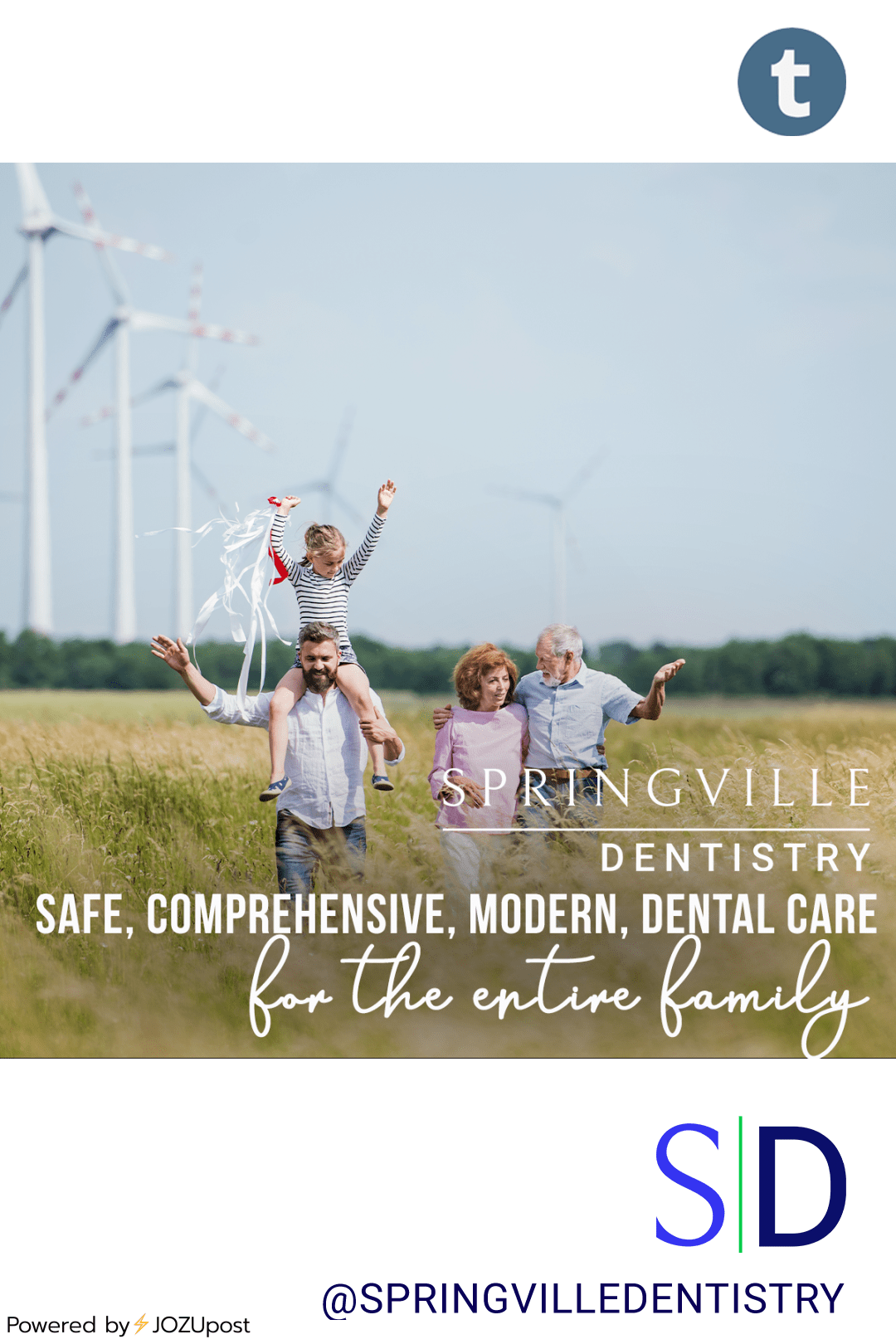 Family dentistry plays a vital role in sustaining people’s wellness. We can help ensure that your family’s mouth, teeth, and gums are protected. We love when families come to see us at Springville Dentistry.
A beautiful smile, fresh breath, and...