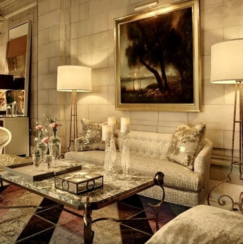 Traditional Living Room New York