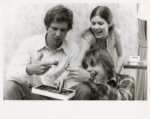 adamdouglasdriver: Carrie Fisher’s personal outtake photos from Star Wars. 