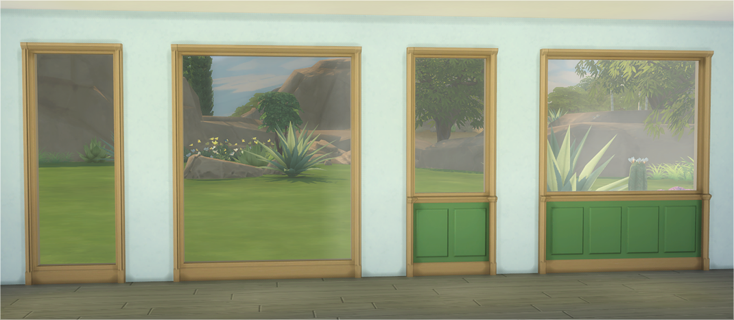 Veranka's TS4 Downloads | Bakery Windows I worked on this build set for ...