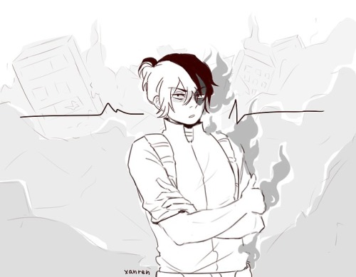 xan-ren: (a pt.5 to my villain deku au, kind of) shouto was not impressed 
