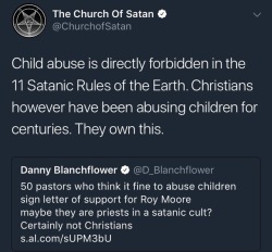 rosescentimental: church of satan throwing