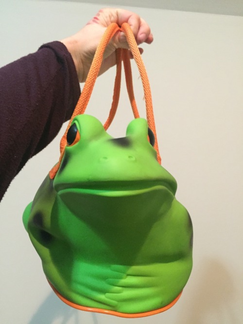 agenderloki:here it is… the greatest of my possessions… my beautiful nylon frog pursemake him famous