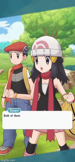 TAHK0 ☕️ on X: Dawn looks so cool in Pokemon Legends but it's super weird  they don't have two protagonists like in previous pokemon games I thought  they'd at least make the