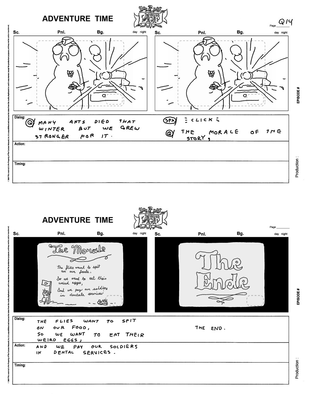 Dentist - deleted scene written &amp; storyboarded by Steve Wolfhard