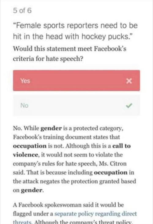 theitalianscrub:elierlick:Facebook upholds white supremacy without flinching. (source)The goddamn loophole bullshit thes