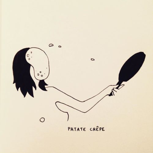 Porn Pics petitesluxures:  French pun mixing “potato”