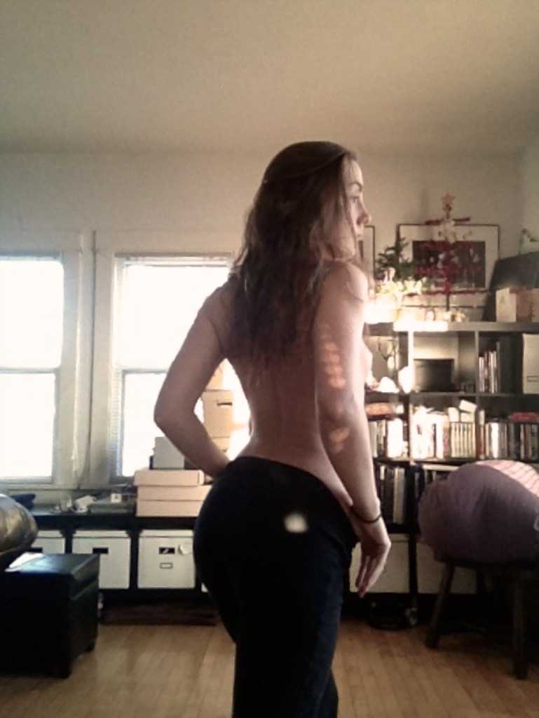 sunny day yesterday. played around with some selfies with the pattern of light from