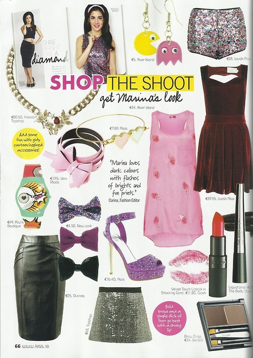 lostallsenseofcontrol: Marina and the Diamonds, Kiss Magazine (Ireland) January 2013 Part 4/4