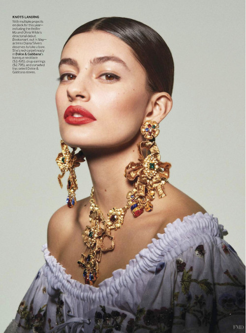 Diana Silvers for VOGUE April 2019. Photographed by Daniel Jackson. 