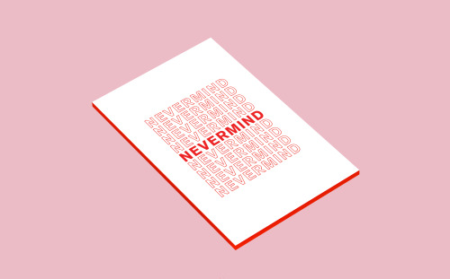 ‘Nevermind’ notecards now available on etsy!
