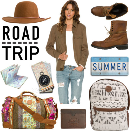 Hit The Road by swellstyle featuring a wool hat