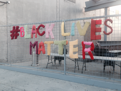 beyonceprivilege: spotted in LA #blacklivesmatter