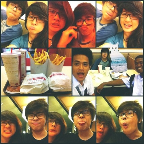 Post-celebration of our 6th month. Finally ate at BK Rob Ermita! @isliemon and Akon visited us. Ende