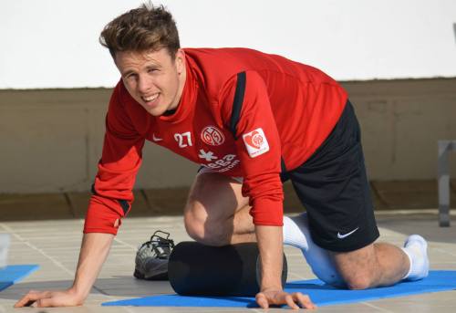 maleathletessocks:  Football. Nicolai Müller. Mainz 05. 