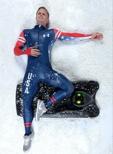 vincentlycra:  Isn’t he such a cutie? John Daly, Sochi 2014 Team USA Skeleton 