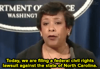 micdotcom:  The Department of Justice is suing the state of North Carolina over HB2On