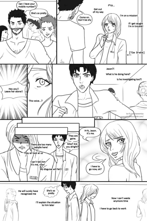 ravengirl-misa:Another little stupid fan comic, about Caroline Hill this time.I’ve a lot of idea, bu