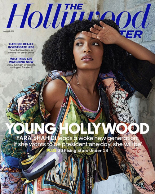 The brilliant and fabulous @yarashahidi on the cover of @hollywoodreporter  . “My dream of dre