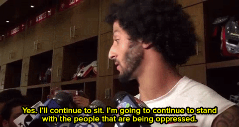 wilwheaton:  the-movemnt:  Watch: Colin Kaepernick was grilled by the media — and