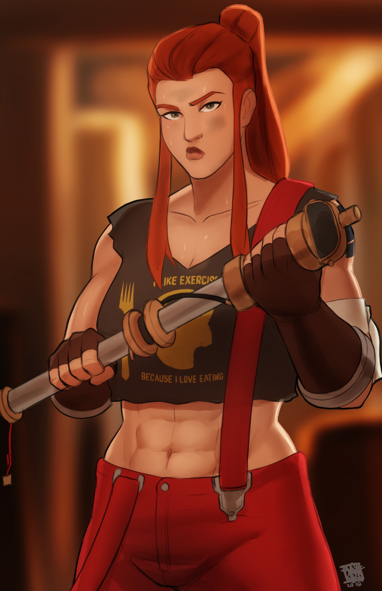 naavscolors:Trying new ways to paint stuff. Wanted to draw her since i watched that