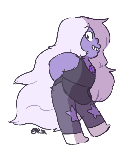 genchiart:The more I watch SU, the more I love Amethyst
