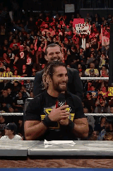 captainchristineredfield:  Seth Rollins’ adorable laugh lights up my day! 😂🌞 