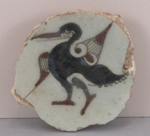 Fragment of a Bowl, Islamic ArtMedium: Stonepaste; underglaze paintedGift of Nelly, Violet and Elie 