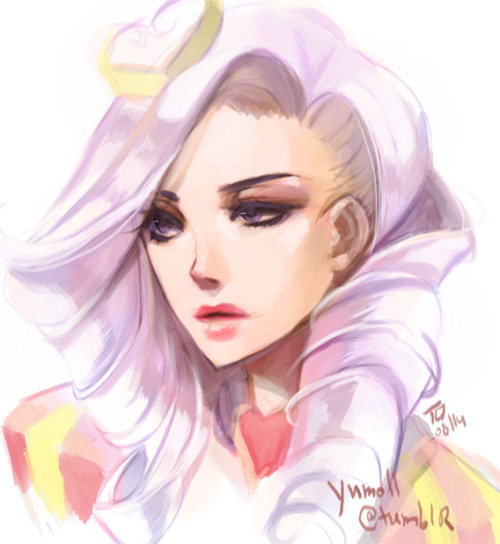 yumo11:  LoL: Heartseeker Ashe. I love this skin of her so much. A junk, because I wanted to try som