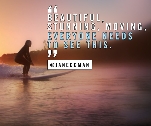 “Beautiful, stunning, moving. Everyone needs to see this.” Are you seeing #WishIWasHere 