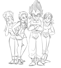 funsexydragonball:Here’s something to whet your appetite for the comic until Monday! My concept sketches for A Brief Affair.  hello~ &lt; |D’‘‘‘‘