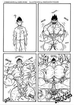 obsessionfodder:  new commission, 4 panel