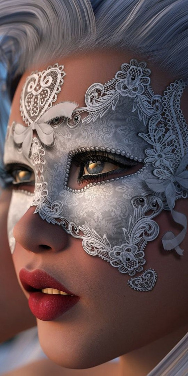 aanonymouse4o: Some masks were very delicate.  Too delicate for the pierced and marked body of 