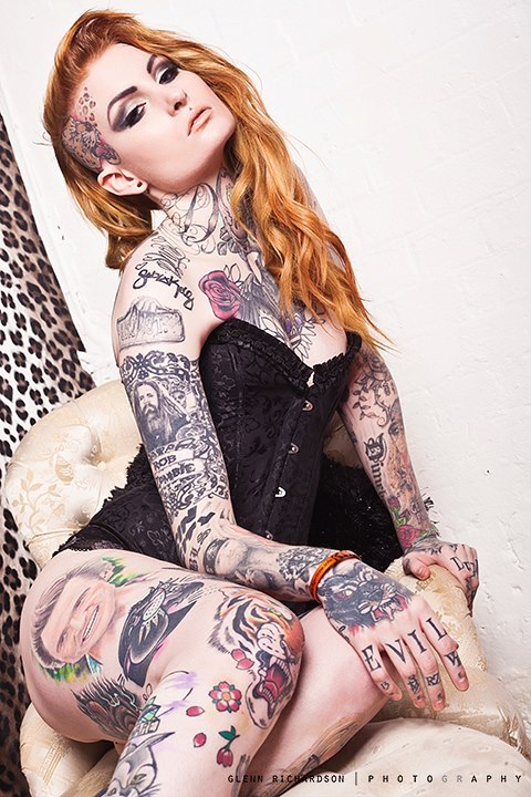 tattooedwomenarebeautiful:  Model: Lusy Logan 