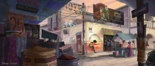 Some concepts and sketches exploring the streets of Coco