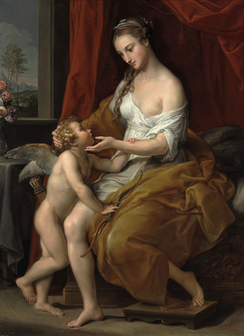 Venus Caressing Cupid, Pompeo Batoni (1708-1787)