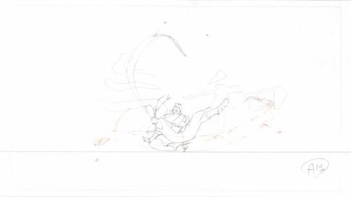 framexframe: Nickelodeon’s The Legend of Korra; pencil test by Inseung Choi