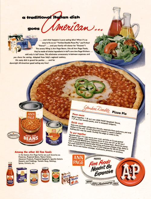 A&amp;P / Ann Page Foods, 1954Theme Week: Canned Food