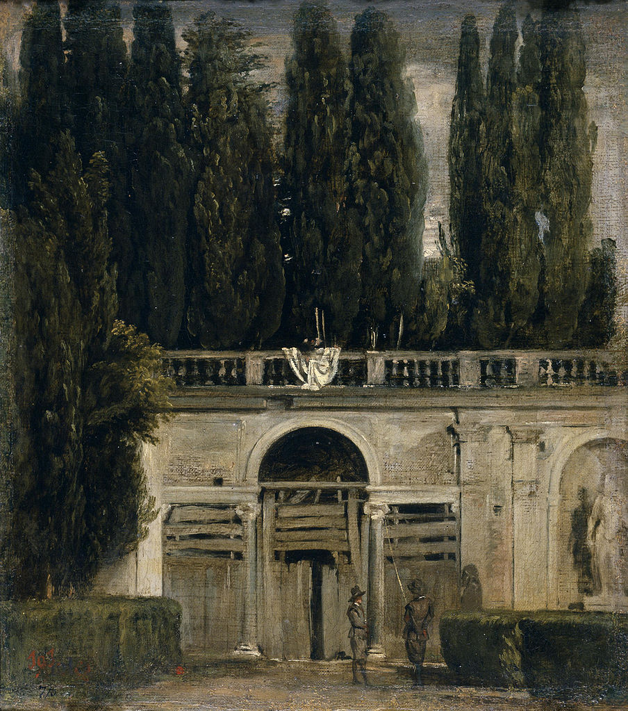 spoutziki-art:    Diego Velázquez -  Jardín de la Villa Médicis en Roma, 1630
