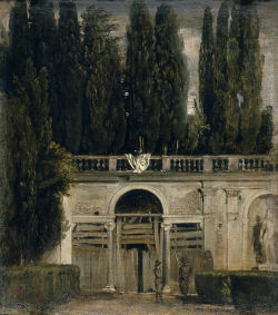 Spoutziki-Art:    Diego Velázquez -  Jardín De La Villa Médicis En Roma, 1630